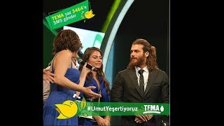 Can si Sanem in viata reala /  Can i-a sarutat mana / Au adunat 60 000 de lire turcesti