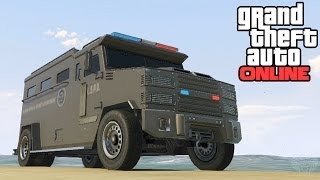 GTA Online: Police Riot Van Location! LSPD Riot - Secret Vehicle Locations (Grand Theft Auto Online)