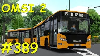 Let's Play OMSI 2 Teil 389 Linie 126 Lanzendorf - Flugplatz [Grunheim] Scania Citywide | Liongamer1