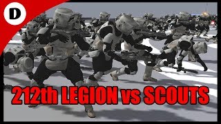 212th CLONE LEGION vs SCOUT TROOPERS ~ Star Wars Mod Tournament (DAY 7)
