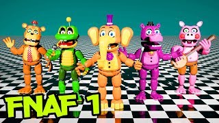 АНИМАТРОНИКИ ПУГАЮТ ОХРАННИКА FNAF 1 ► Garry's Mod