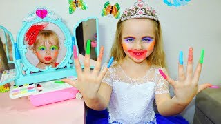 Маргарита и Лера ИСПОРТИЛИ мамину КОСМЕТИКУ