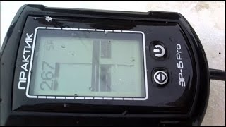 #3 Эхолот Практик Демонстрация режима Флешер и Зум 1м от дна Ловля окуня