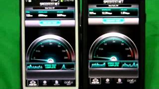 T-Mobile 4G vs. Verizon 4G LTE Speed Test - (Samsung Galaxy S3) - NYC