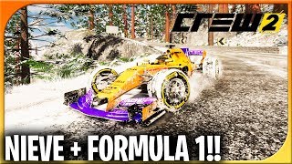 CARRERA EN LA NIEVE CON EL FORMULA 1! | THE CREW 2 #23 | DEWRON