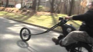 CUSTOM CHOPPER TOMOS MOPED ( PEARN DRIVING )