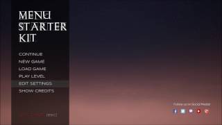 Unreal Engine 4 - Menu Starter Kit Alpha