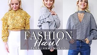 XXL FASHION HAUL | TRY ON HAUL | ZARA , H&M , Mango FASHION HAUL