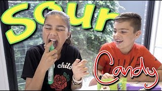 Trying Sour Candy | Grace's Room