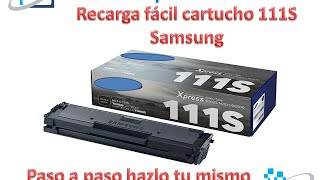 Como recargar toner samsung MLT D111S