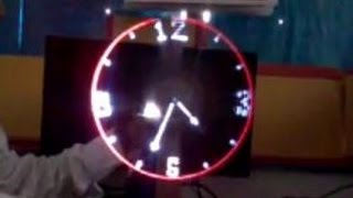 The Propeller Clock - Rotating Display