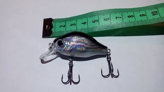 Воблер Crankbait глубина 0,5-1,5 м, размер 55 мм, вес 8 г с AliExpress (1.0$)