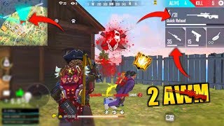 Solo Me 2 AWM Se Tabahi Karte He Aaj - Garena Free Fire