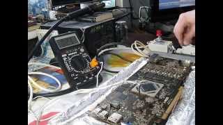 Radeon HD7970 GPU 3 3v Короткое замыкание