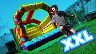 XXL HÜPFBURG in meinem Garten! (Vlog) | Oskar
