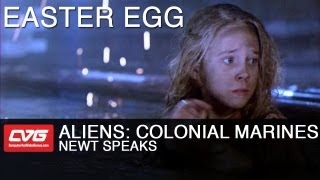 Aliens: Colonial Marines Newt speaking easter egg