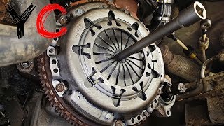 Снятие коробки передач и замена сцепления Peugeot/Пежо 307 2.0 hdi