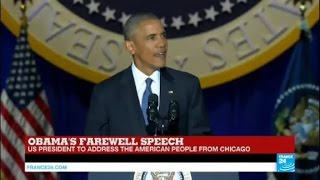 US - Watch Barack Obama's full farewell speech