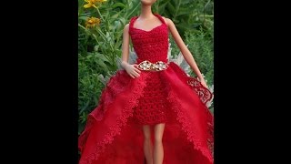 Как создать бальное платье кукле. How to create a ball dress the doll.