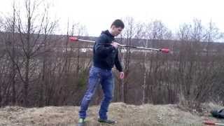 Fire-show уроки - Подброс Обучение(Staff)