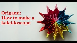 Оригами как сделать калейдоскоп.\ How to make Origami Kaleidoscope.