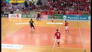 Кубок УЕФА 2009-2010 "Бенфика"-"ВИЗ-Синара" 1-ый тайм