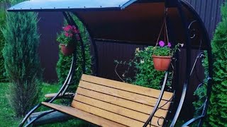 КАК СДЕЛАТЬ САДОВЫЕ КАЧЕЛИ СВОИМИ РУКАМИ ||| ХОЛОДНАЯ КОВКА