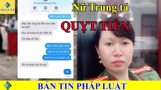 BẢN TIN PHÁP LUẬT - Nữ trung tá QUỴT tiền taxi