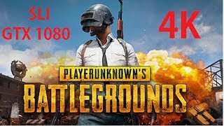 PlayerUnknown's Battlegrounds - 4k - SLI GTX 1080 - PUBG 1.0