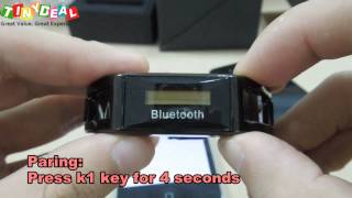 Bluetooth Bracelet Watch, Showing Caller's ID. Unboxing Review