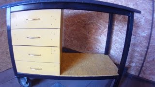 Самодельный передвижной стол-верстак для гаража.(Homemade workbench.)