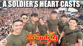 GERALD ANDERSON, SUE RAMIREZ, CARLO AQUINO - A SOLDIER'S HEART CASTS IN SINULOG 2020 GRAND PARADE