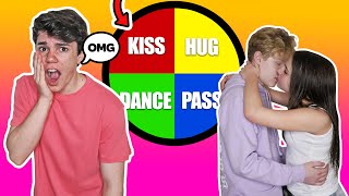 LAST TO Say NO To The MYSTERY WHEEL WINS $10,000 CHALLENGE **THEY KISSED** ??|Jentzen Ramirez