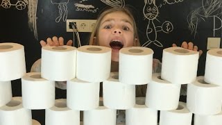 Строю ФОРТ ИЗ ТУАЛЕТНОЙ БУМАГИ в своей новой квартире! Barvina