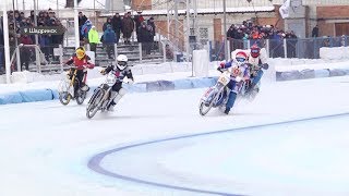 Итоги полуфинала личного чемпионата России по ледовому спидвею в Шадринске (2017-12-25)