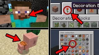 COISAS QUE VOCÊ NÃO SABIA QUE MUDARAM no MINECRAFT !!