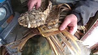 как плести лапти старинным способом на коленке