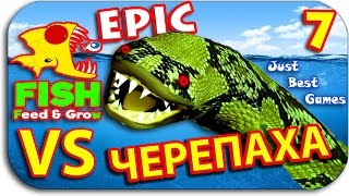 Feed and Grow Fish - ЗМЕИНАЯ ГОЛОВА vs ЧЕРЕПАХА
