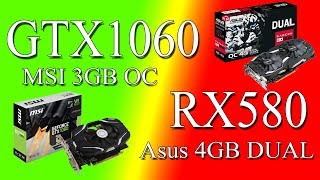 Asus RX580 DUAL 4GB vs MSI GTX1060 OC 3GB в Battlefield 1 и еще 4 игры