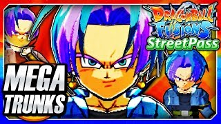 Dragon Ball Fusions 3DS English: EX Mega Trunks (Future Trunks Streetpass Fusion) Fusion Gameplay