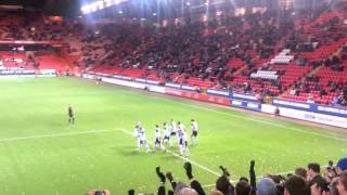 Boro fans at Boro's 4-1 win at Charlton on 03/11/2012
