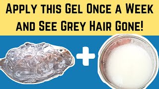 ⭐ A Gel that reverses Grey Hair, Treat Gray hair and Premature Grey Hair with Onion Juice Hair Gel