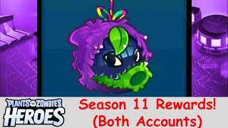 [PvZH] Hmm... | Season 11 Rewards! (Both Accounts)