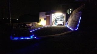イルミネーション使用　センサー感知で作動する照明・LED