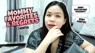 Mommy Favorites & Regrets (Newborn, 0-3 Months Old) l First Time Mom