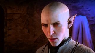 Female Lavellan Punching Solas
