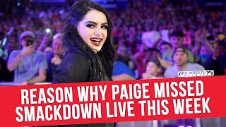 Reason Why Paige Missed Smackdown Live This Week