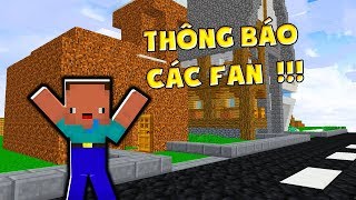HUY NOOB THÔNG BÁO CHO CÁC BẠN FAN
