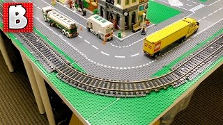How To Build A Huge Lego Train Track for a Lego City!