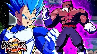 Dragon Ball FighterZ - God Toppo Vs Evolution Vegeta Gameplay & ALL DRAMATIC FINISHES GAMEPLAY